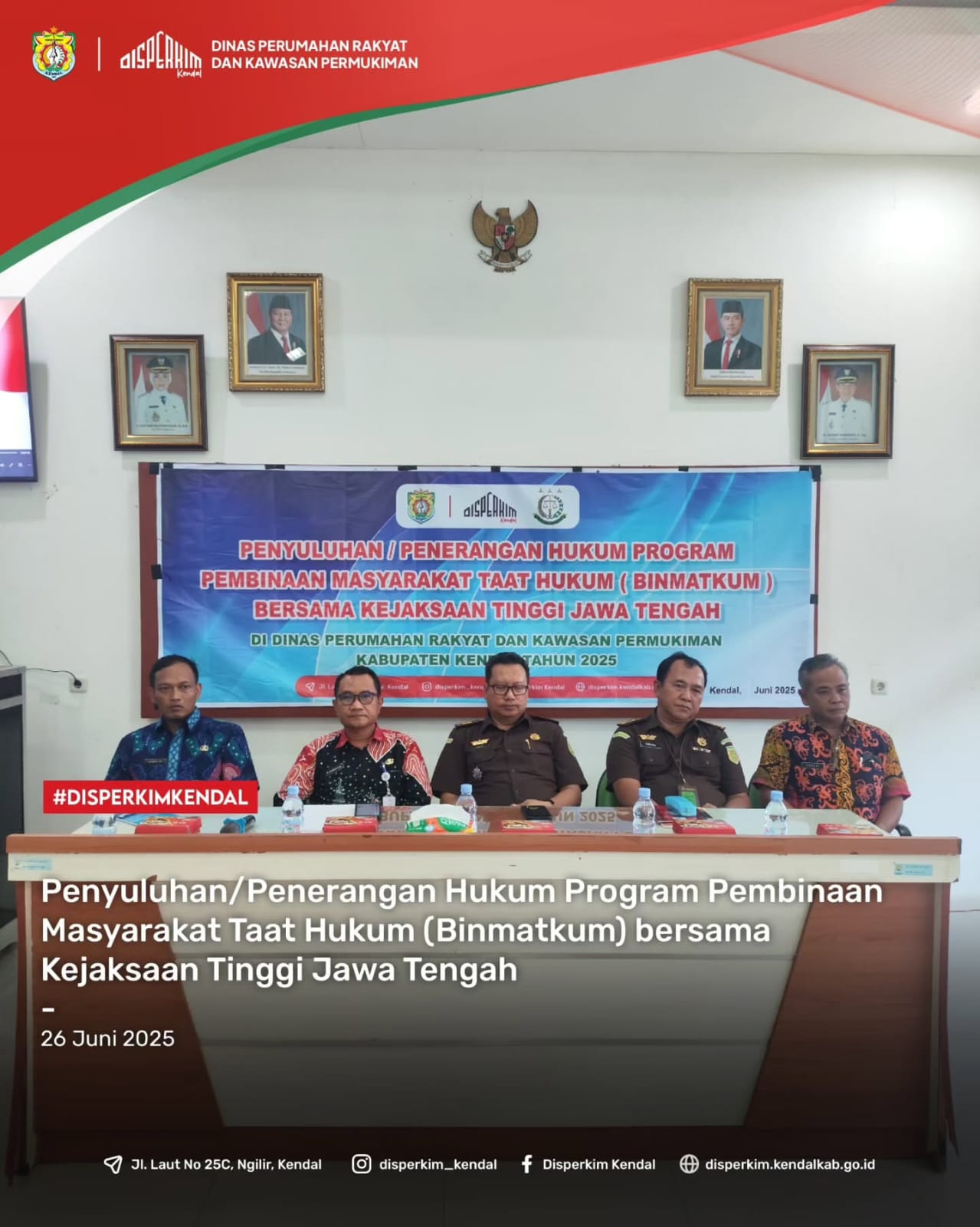 Kegiatan Penyuluhan/Penerangan Hukum Program Pembinaan Masyarakat Taat Hukum (Binmatkum) Bersama Kejati Jawa Tengah